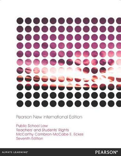 Cover image for Public School Law: Pearson New International Edition