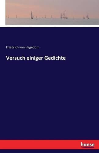 Cover image for Versuch einiger Gedichte