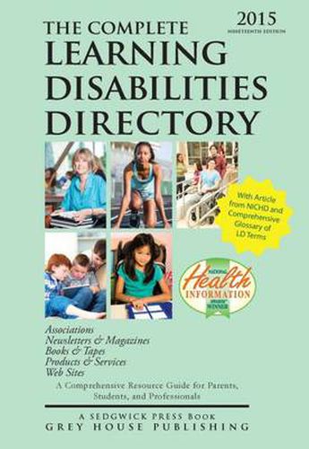 Cover image for Complete Learning Disabilities Directory, 2015