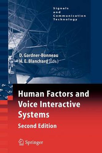 Cover image for Human Factors and Voice Interactive Systems