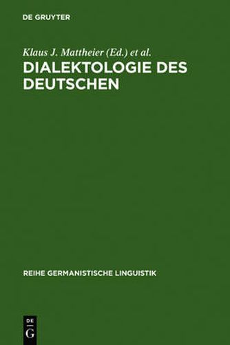 Cover image for Dialektologie des Deutschen