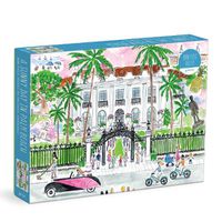 Cover image for Michael Storrings A Sunny Day in Palm Beach 1000 Piece Puzzle