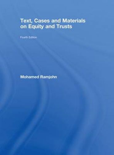 Cover image for Text, Cases and Materials on Equity and Trusts