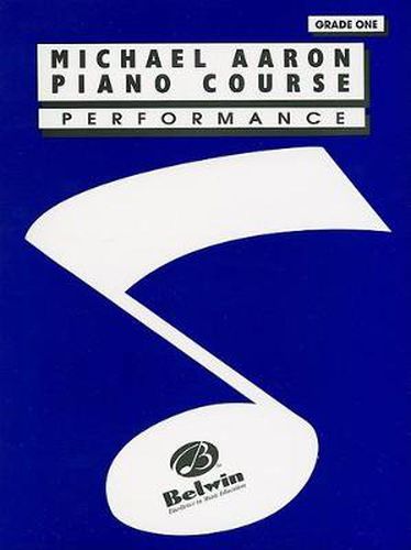 Cover image for Michael Aaron Piano Course Performance: Grade 1