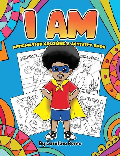 Cover image for I AM affirmation coloring and activity book