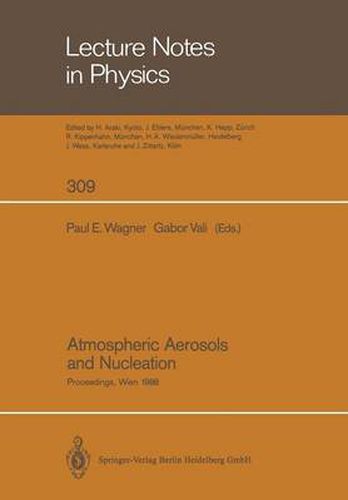 Cover image for Atmospheric Aerosols and Nucleation: Proceedings of the Twelfth International Conference on Atmospheric Aerosols and Nucleation, Held at the University of Vienna, Austria, August 22-27, 1988