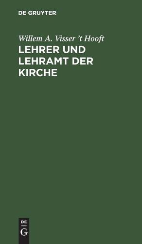 Cover image for Lehrer und Lehramt der Kirche