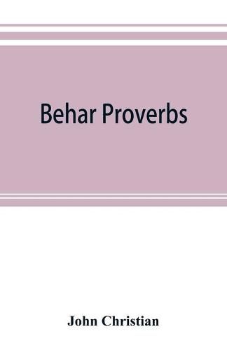 Cover image for Behar proverbs