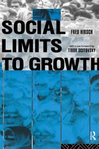 Cover image for Social Limits to Growth
