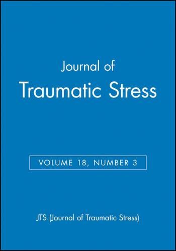 Cover image for Journal of Traumatic Stress, Volume 18, Number 3