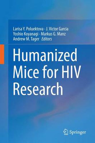 Cover image for Humanized Mice for HIV Research