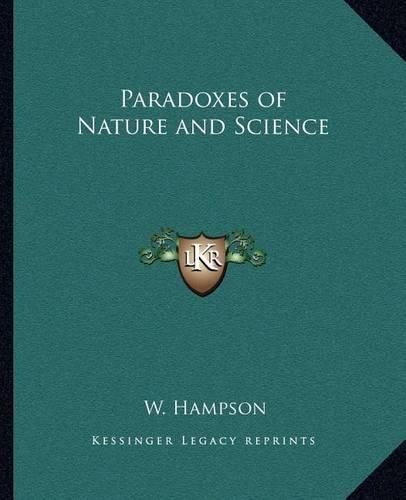 Cover image for Paradoxes of Nature and Science