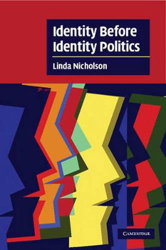 Cover image for Identity Before Identity Politics