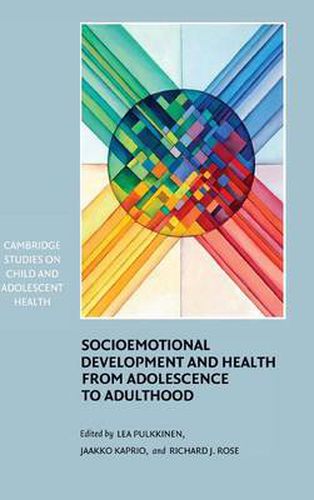 Cover image for Socioemotional Development and Health from Adolescence to Adulthood