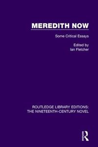 Cover image for Meredith Now: Some Critical Essays