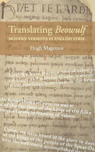 Cover image for Translating Beowulf: Modern Versions in English Verse