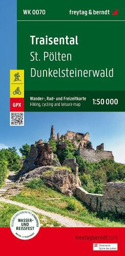 Traisental, hiking, cycling and leisure map 1:50,000, freytag & berndt, WK 0070