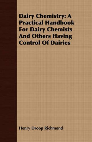 Cover image for Dairy Chemistry