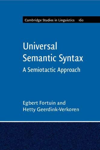 Cover image for Universal Semantic Syntax: A Semiotactic Approach
