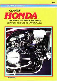 Cover image for Honda 700-1100cc V-Fours 82-88