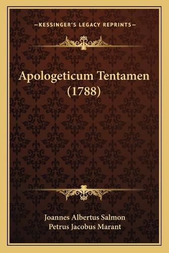 Cover image for Apologeticum Tentamen (1788)