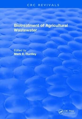 Cover image for Biotreatment of Agricultural Wastewater