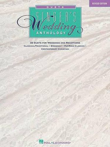 Cover image for Singer's Wedding Anthology: 32 Duets