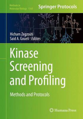 Cover image for Kinase Screening and Profiling: Methods and Protocols