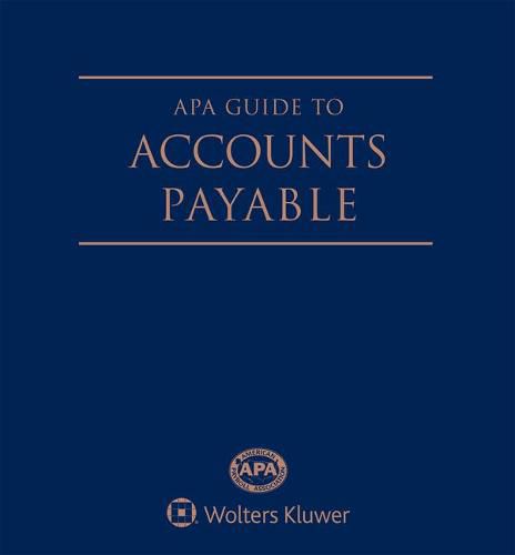 Cover image for APA Guide to Accounts Payable: 2019 Edition