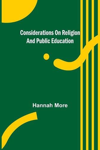 Cover image for Considerations on Religion and Public Education