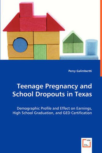 Cover image for Teenage Pregnancy and School Dropouts in Texas