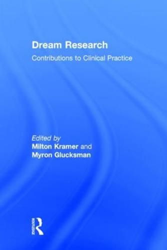 Cover image for Dream Research: Contributions to Clinical Practice