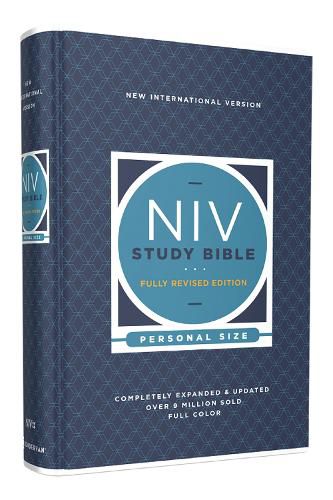 Cover image for NIV Study Bible, Fully Revised Edition, Personal Size, Hardcover, Red Letter, Comfort Print