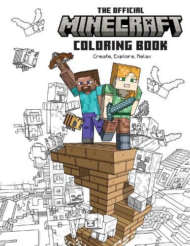 The Official Minecraft Coloring Book: Create, Explore, Relax