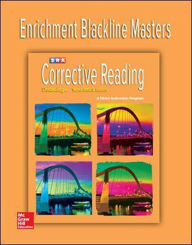 Cover image for Corrective Reading Decoding Level A, Enrichment Blackline Master