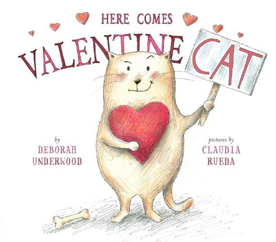 Cover image for Here Comes Valentine Cat