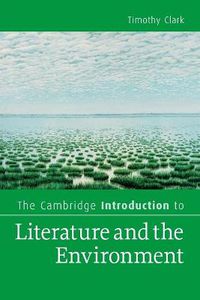 Cover image for The Cambridge Introduction to Literature and the Environment