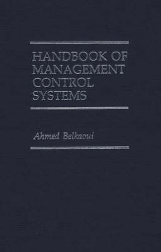 Cover image for Handbook of Management Control Systems