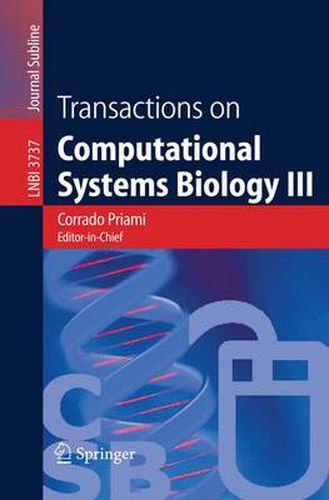 Cover image for Transactions on Computational Systems Biology III