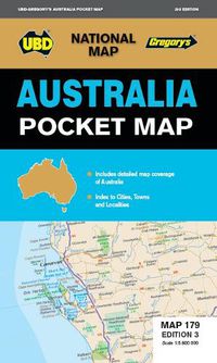 Cover image for Australia Pocket Map 179 3rd ed