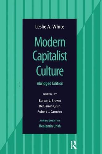 Cover image for Modern Capitalist Culture, Abridged Edition