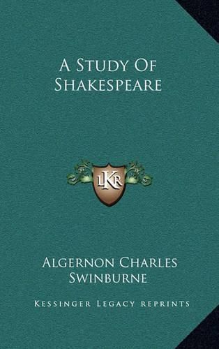 Cover image for A Study of Shakespeare