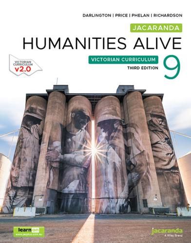 Cover image for Jacaranda Humanities Alive 9 Victorian Curriculum, 3e learnON and Print
