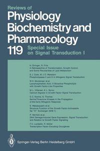 Cover image for Reviews of Physiology, Biochemistry and Pharmacology: Volume: 119