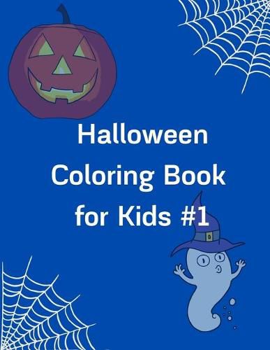 Cover image for Halloween Coloring Book for Kids #1
