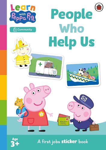 Cover image for Learn with Peppa: People Who Help Us Sticker activity book