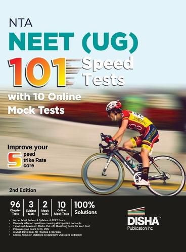 Cover image for Nta Neet (Ug) 101 Speed Tests with 10 Online Mock Tests 96 Chapter Tests + 3 Subject Tests + 2 Mock Tests + 10 Online Mock Tests Physics, Chemistry, Biology, Pcb Optional Questions Question Bank 100% Solutions