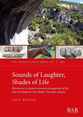 Cover image for Sounds of Laughter, Shades of Life: Pleistocene to modern hominin occupations of the Bau de l'Aubesier rock shelter, Vaucluse, France