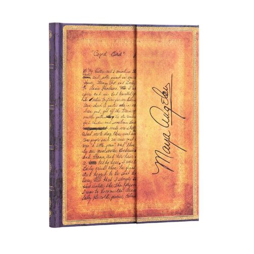 Cover image for Angelou, I Know Why the Caged Bird Sings (Embellished Manuscripts Collection) Ultra Lined Hardcover Journal