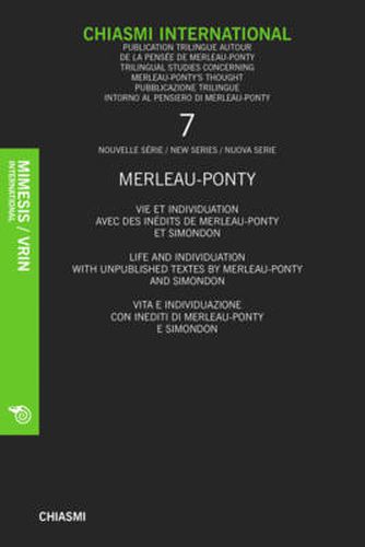 Cover image for Merleau-Ponty Architecture Et Autres Institutions de La Vie